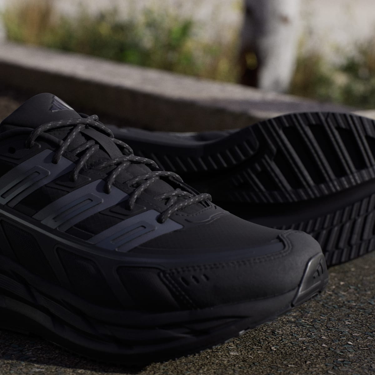 Adidas Men's ADISTAR SPW SHOES - Core Black / Grey Six / Night Grey - Image 9