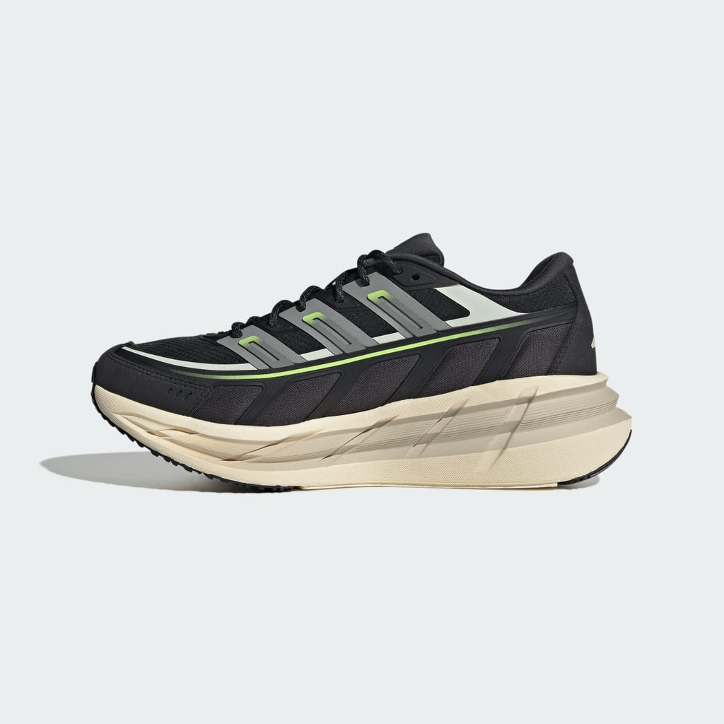 Adidas Men's ADISTAR SPW SHOES - Core Black / Trace Grey Metallic / Frozen Lemon - Image 6