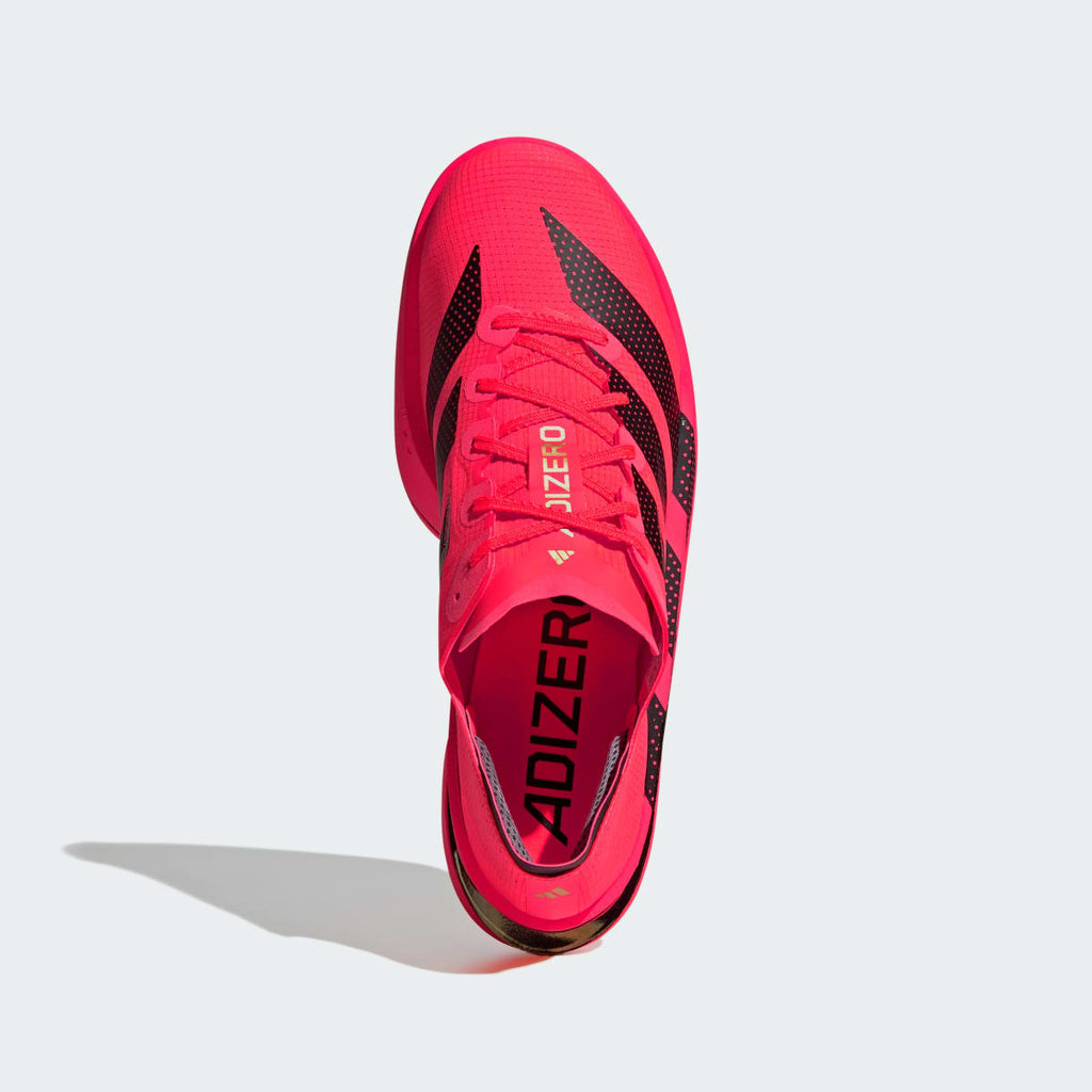 Adidas Men's ADIZERO ADIOS PRO 5 Running Shoes - Solar Turbo / Core Black / Lucid Red - Image 3