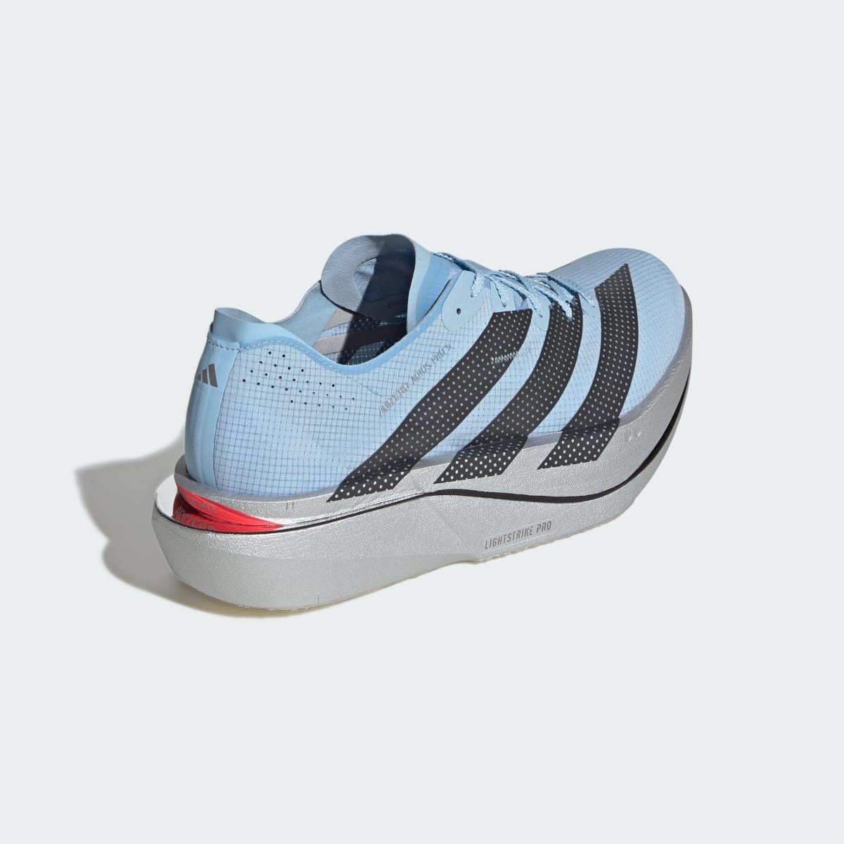 Adidas Men's ADIZERO ADIOS PRO 5 SHOES - Clear Sky / Carbon / Silver Metallic - Image 5