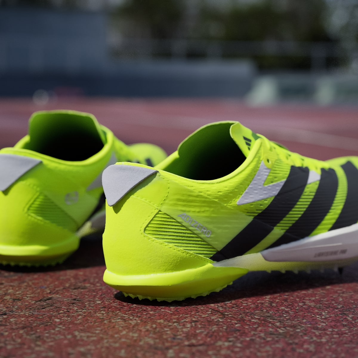 Adidas Men's ADIZERO AMBITION Shoes - Lucid Lemon / Core Black / Halo Silver - Image 9