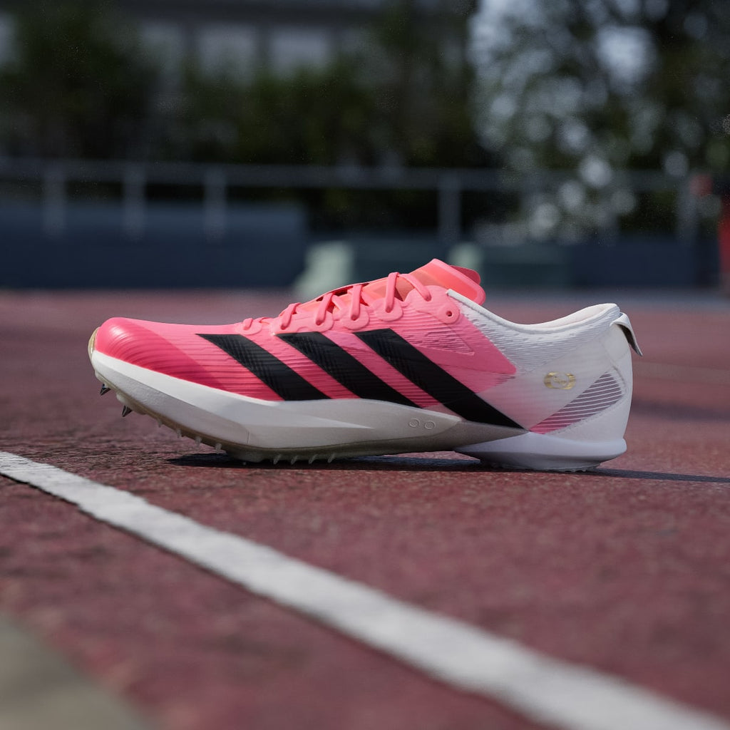 Adidas Women's ADIZERO AMBITION Shoes - Solar Turbo / Core Black / Gold Metallic - Image 7