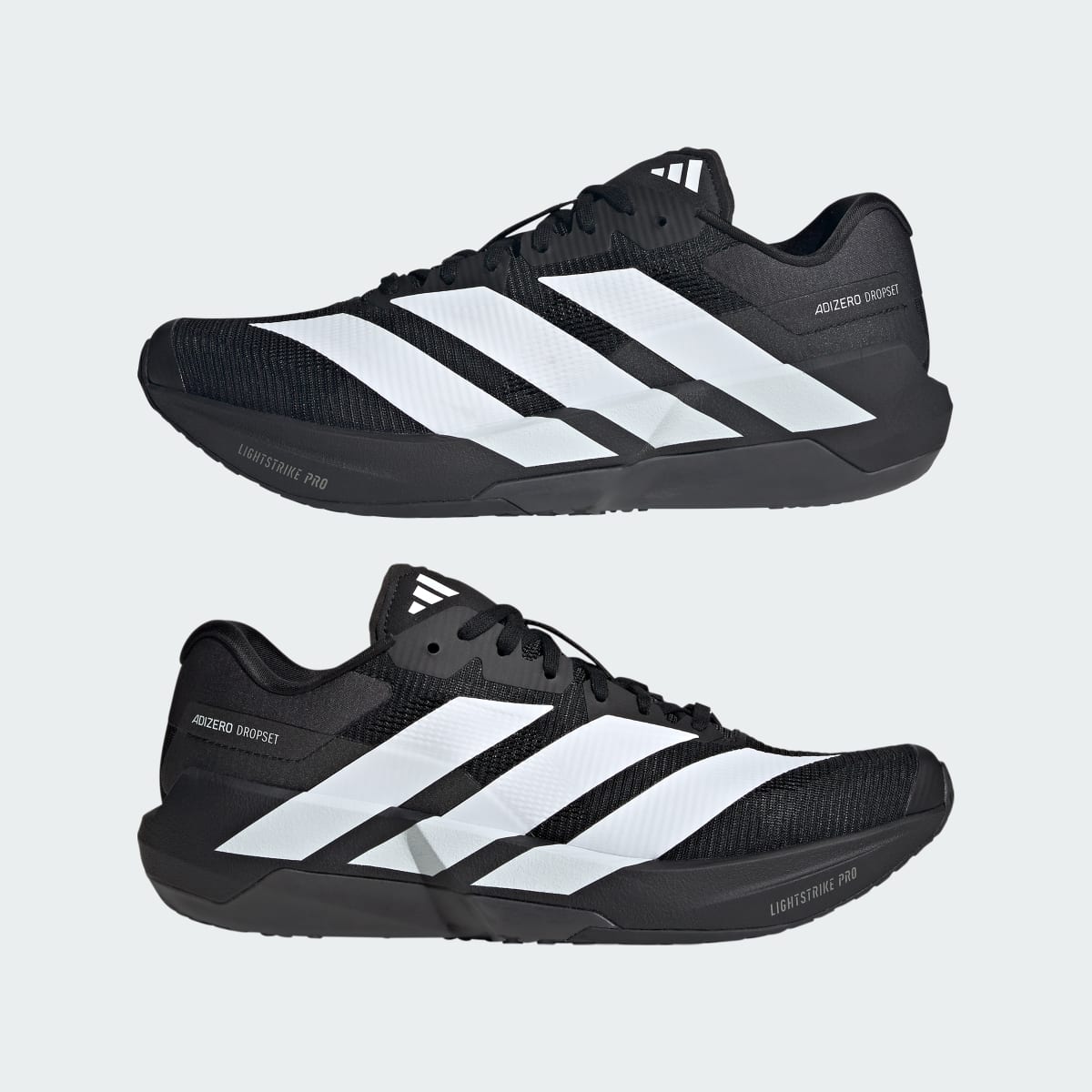 Adidas Men's ADIZERO Dropset Pro Training Shoes - Core Black / Cloud White / Core Black - Image 8