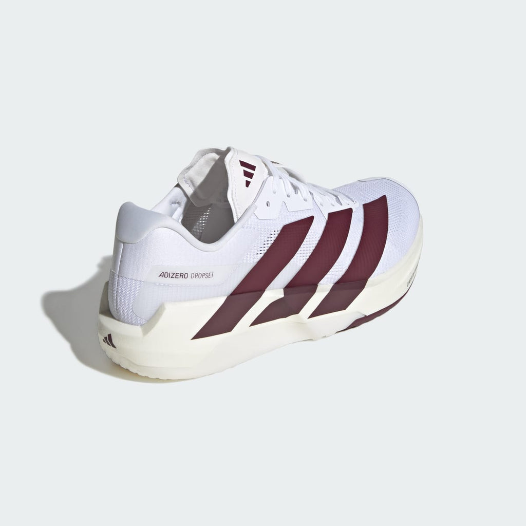 Adidas Men's ADIZERO Dropset Pro Training Shoes - Cloud White / Maroon / Cloud White - Image 5