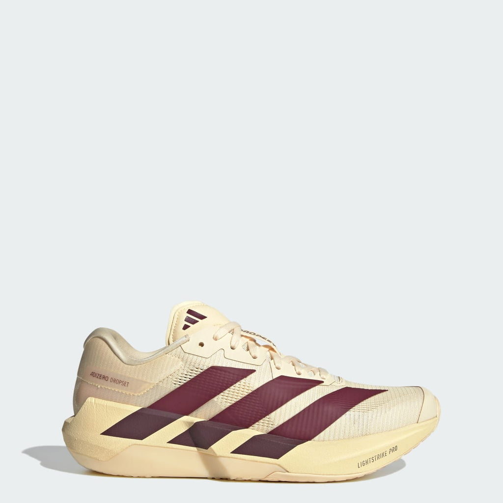 Adidas Women's ADIZERO Dropset Pro Training Shoes - Warm Vanilla / Maroon / Warm Vanilla - Image 1