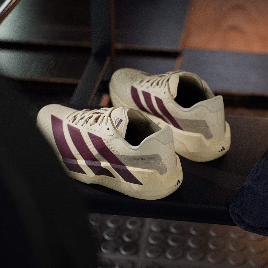 Adidas Women's ADIZERO Dropset Pro Training Shoes - Warm Vanilla / Maroon / Warm Vanilla - Image 6