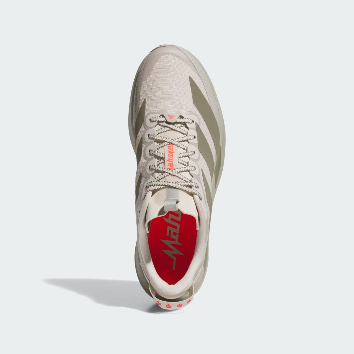 Adidas Men's ADIZERO EVO SL ATR PATRICK MAHOMES PE Shoes - Alumina / Clay / Solar Red - Image 2