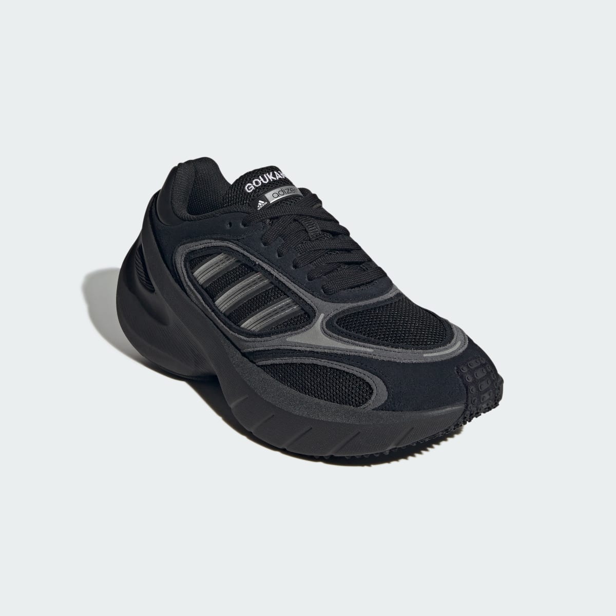 Adidas Men's ADIZERO GOUKANA SHOES - Core Black / Silver Metallic / Carbon - Image 4