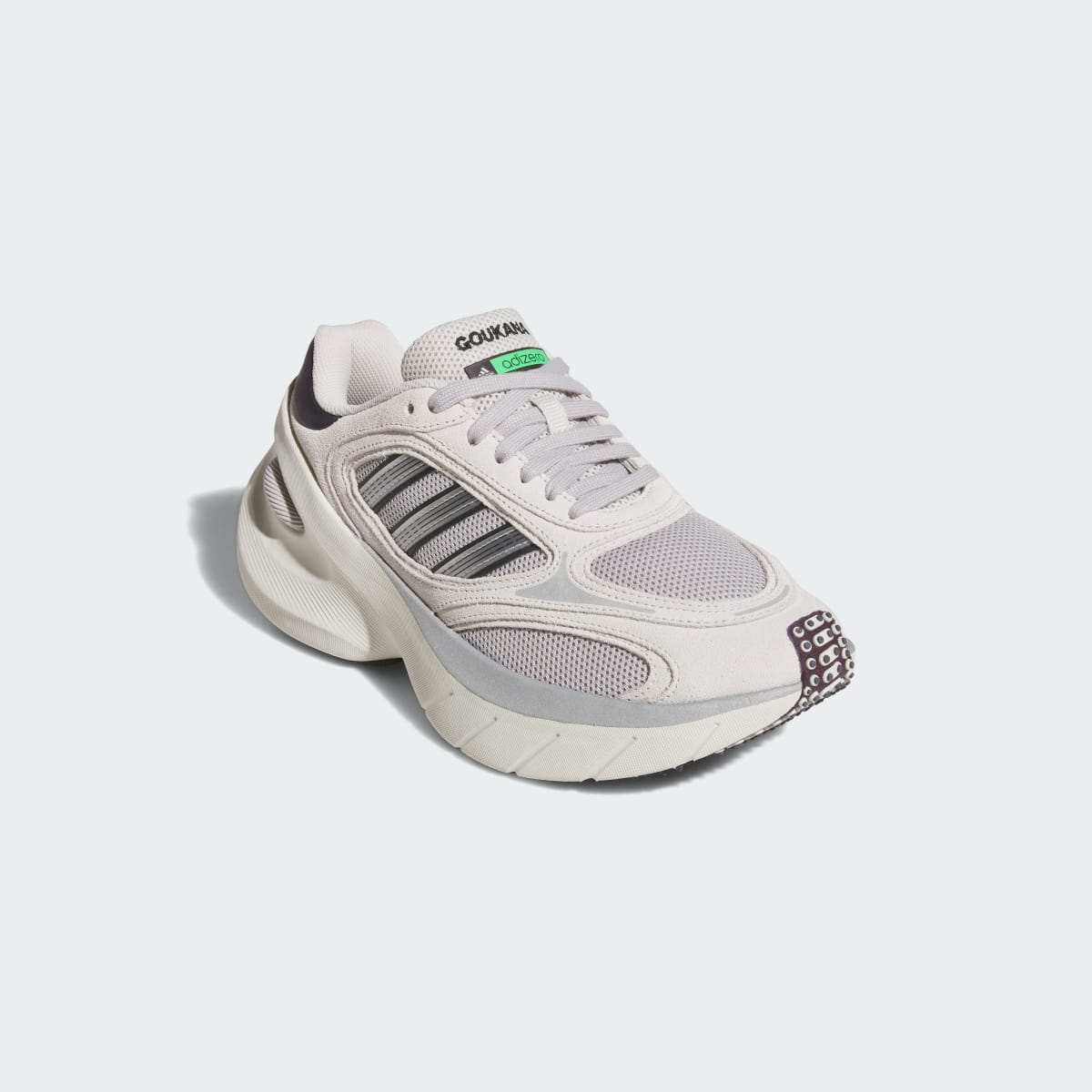 Adidas Men's ADIZERO GOUKANA SHOES - Orbit Grey / Silver Metallic / Grey Two - Image 5