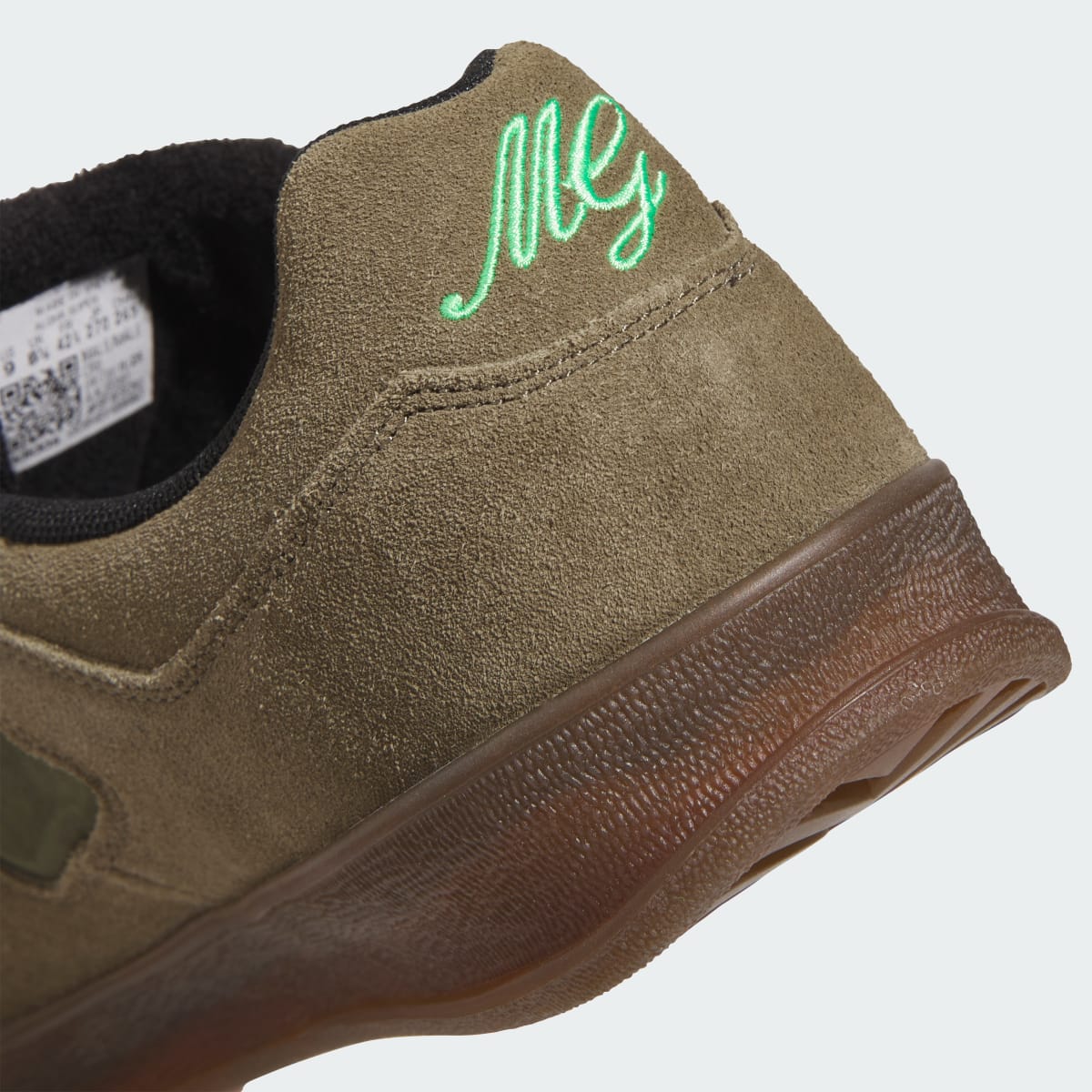 Adidas Men's ALOHA SUPER Shoes - Olive Strata / Core Black / Gum - Image 8