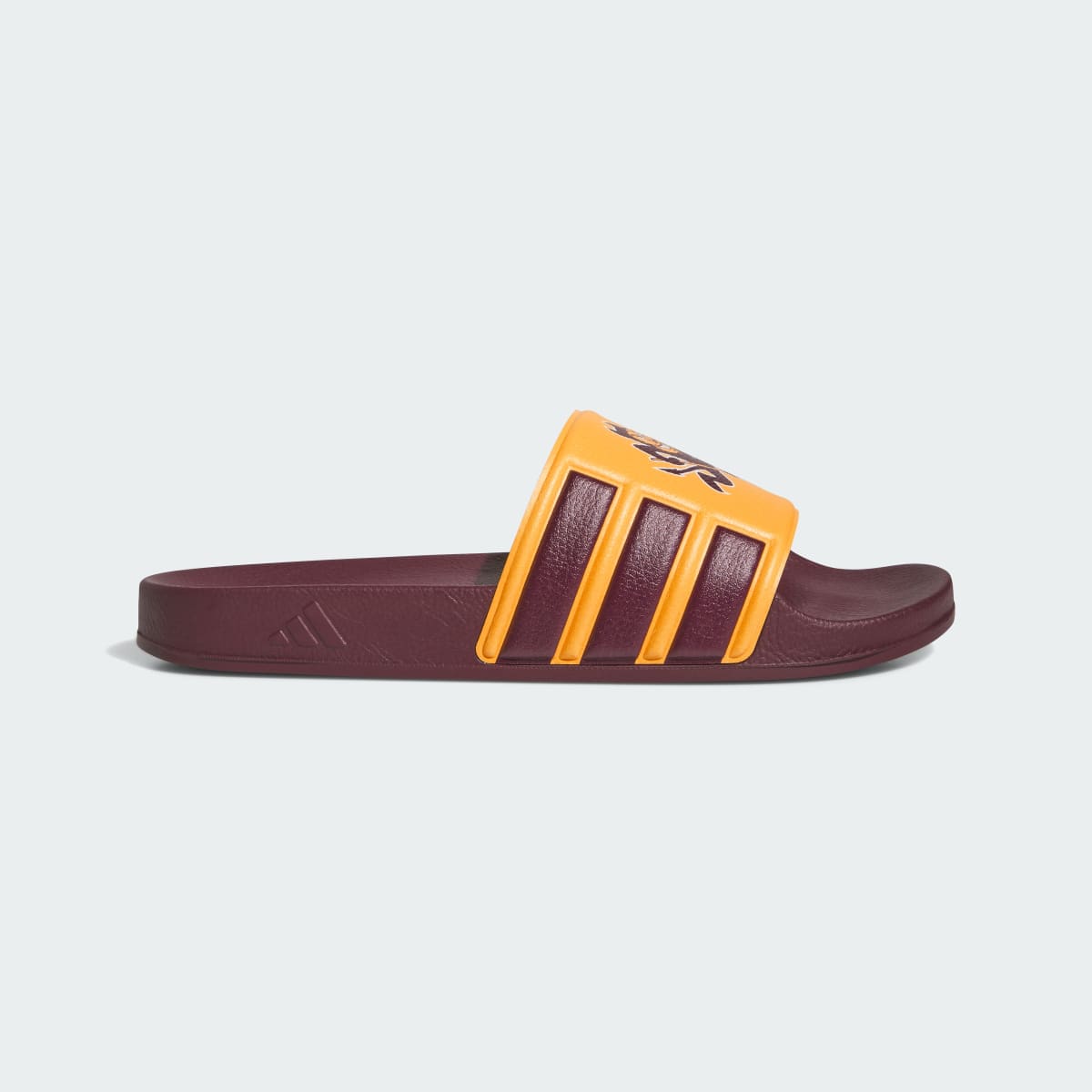 Adidas Women's ARIZONA STATE SUN DEVILS PERFORMANCE SLIDE - Team Colleg Gold / Team Maroon / Cloud White - Image 1