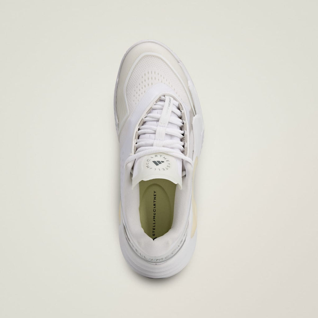 Adidas Women's Adidas By Stella McCartney Barricade - Cloud White / Almond Milk-Smc / Willow Grey - Image 3