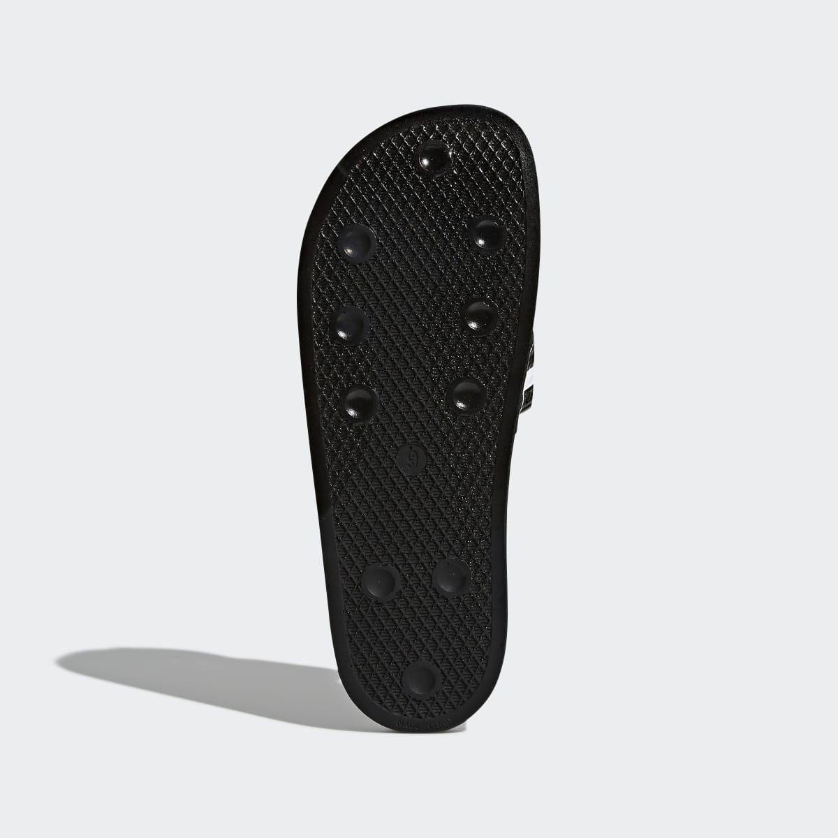 Adidas Men's Adilette Slides - Core Black / White / Core Black - Image 4