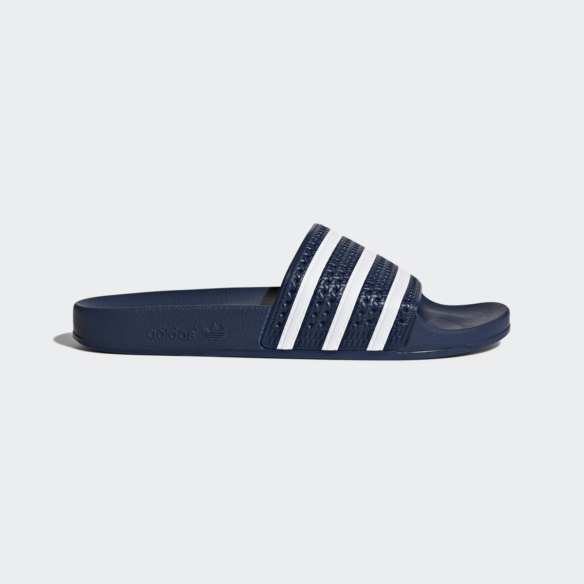 Adidas Women's Adilette Slides - Adi Blue / White / Adi Blue - Image 1