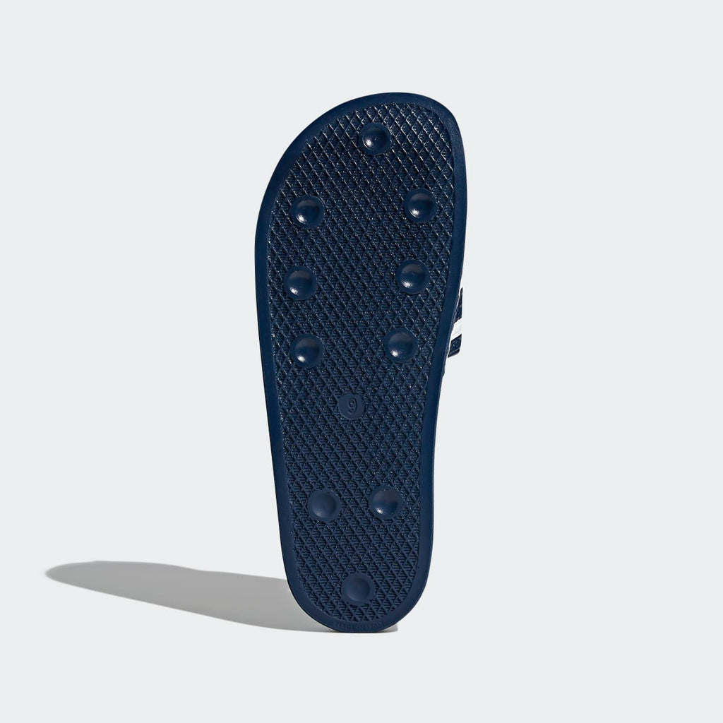 Adidas Women's Adilette Slides - Adi Blue / White / Adi Blue - Image 4