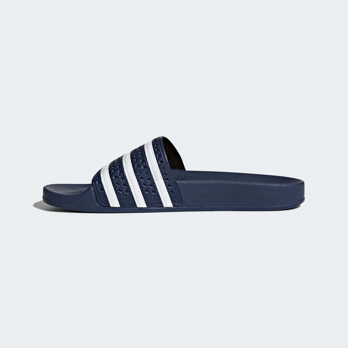 Adidas Women's Adilette Slides - Adi Blue / White / Adi Blue - Image 7