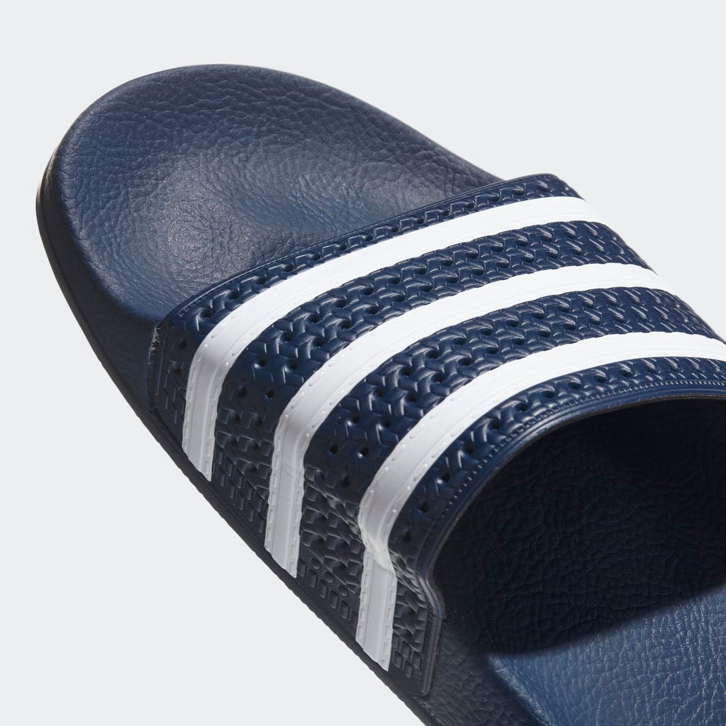 Adidas Women's Adilette Slides - Adi Blue / White / Adi Blue - Image 10