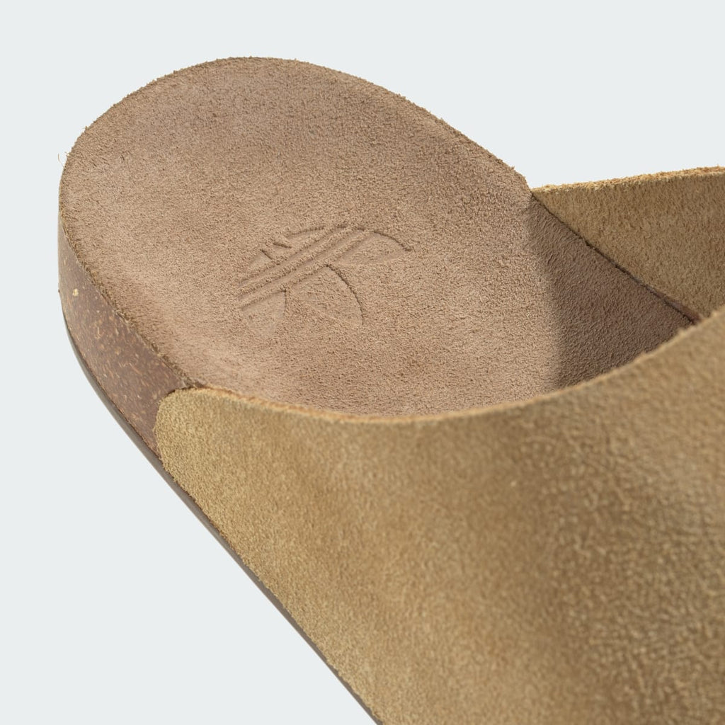 Adidas Men's Adimule Slides - Golden Beige / Golden Beige / Gum - Image 9