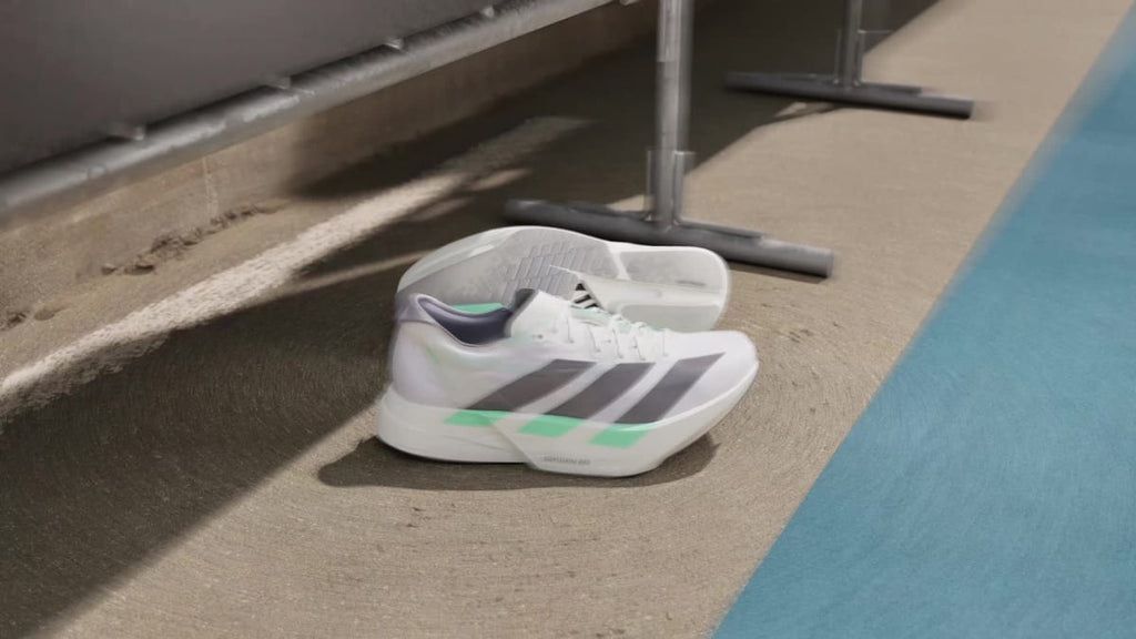 Adidas Women's Adizero Adios Pro 4 Shoes - Cloud White / Iron Metallic / Pulse Mint - Image 2