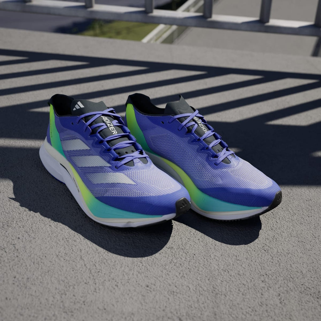 Adidas Men's Adizero Boston 12 Shoes - Cobalt Blue / Zero Metalic / Lucid Blue - Image 5