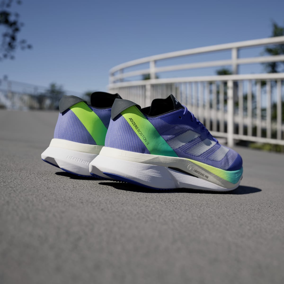 Adidas Men's Adizero Boston 12 Shoes - Cobalt Blue / Zero Metalic / Lucid Blue - Image 6
