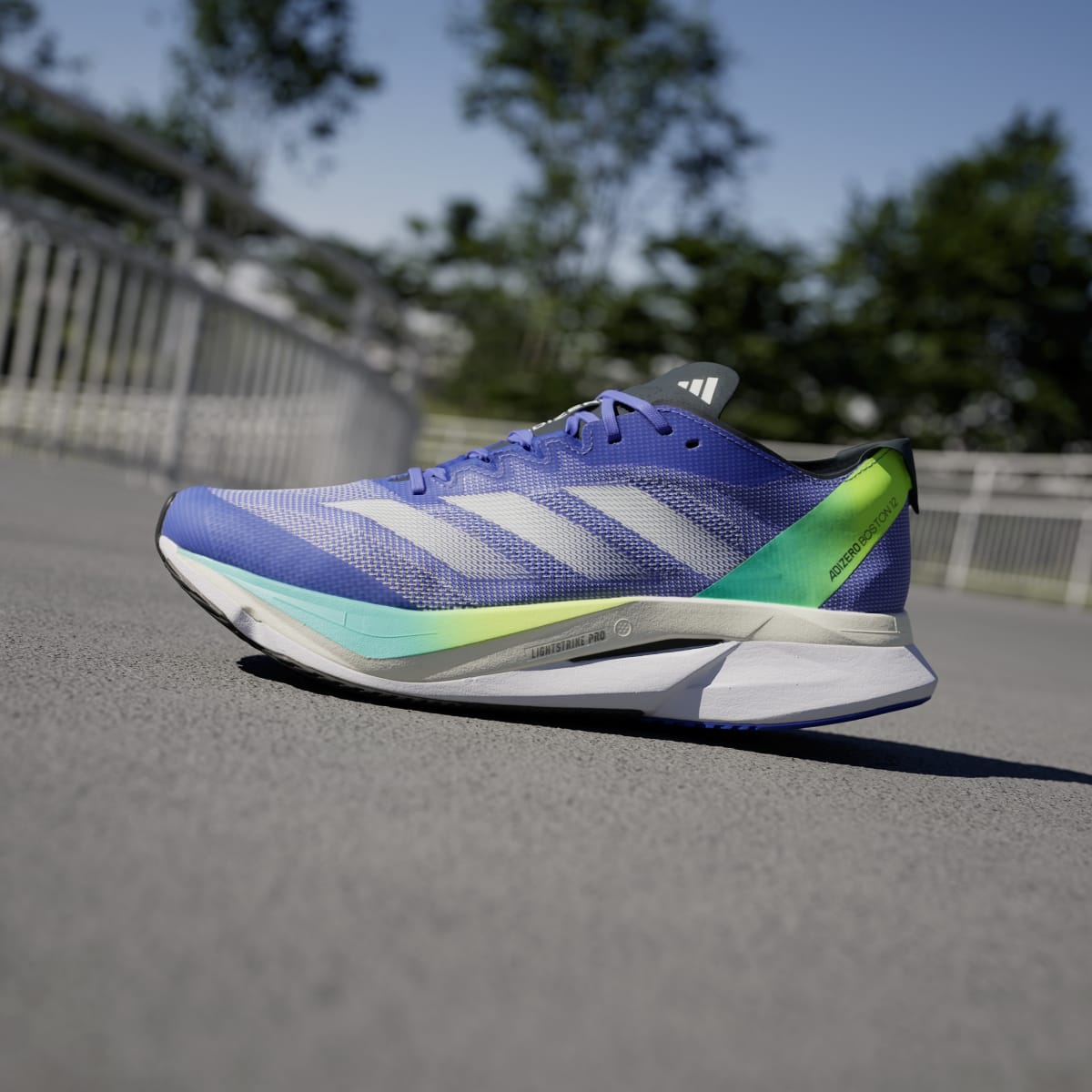 Adidas Men's Adizero Boston 12 Shoes - Cobalt Blue / Zero Metalic / Lucid Blue - Image 7