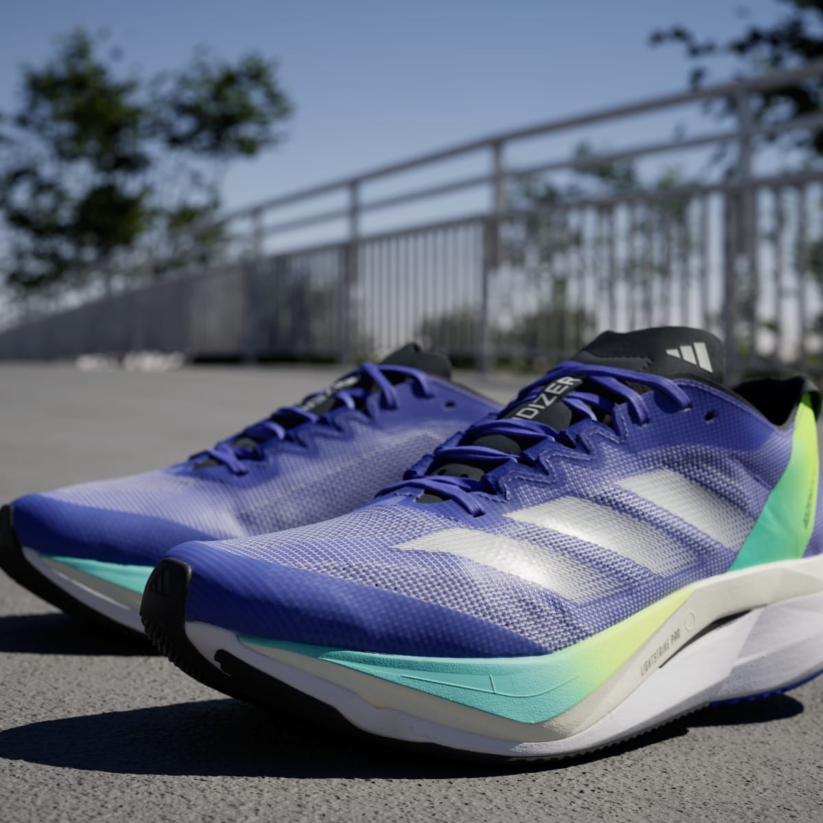 Adidas Men's Adizero Boston 12 Shoes - Cobalt Blue / Zero Metalic / Lucid Blue - Image 9