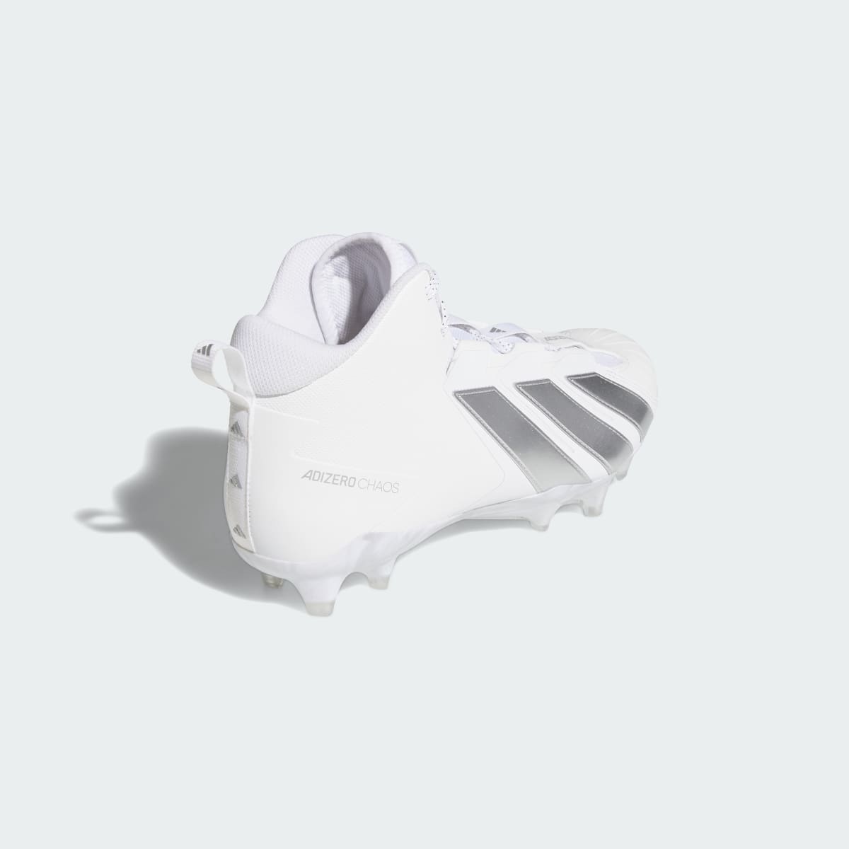 Adidas Women's Adizero Chaos II SMU Football Lineman Cleats - Cloud White / Silver Metallic / Cloud White - Image 5