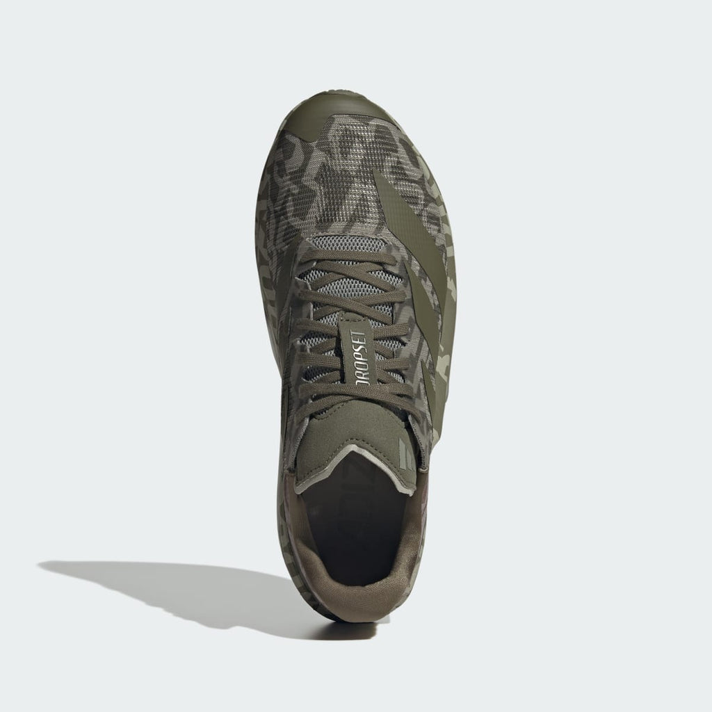 Adidas Men's Adizero Dropset Pro Training Shoes - Olive Strata / Olive Strata / Silver Pebble - Image 2