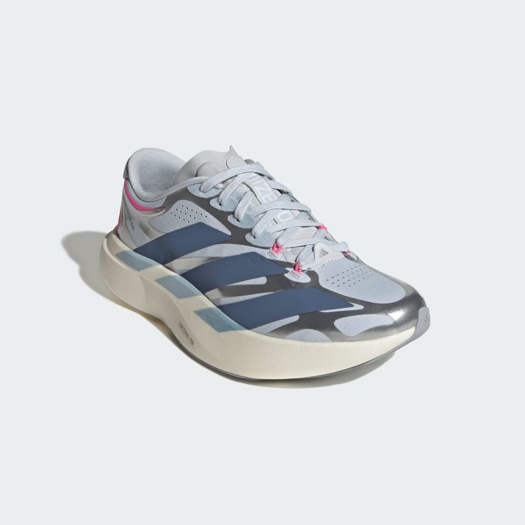 Adidas Women's Adizero EVO SL EXO Shoes - Halo Blue / Preloved Ink / Silver Metallic - Image 4