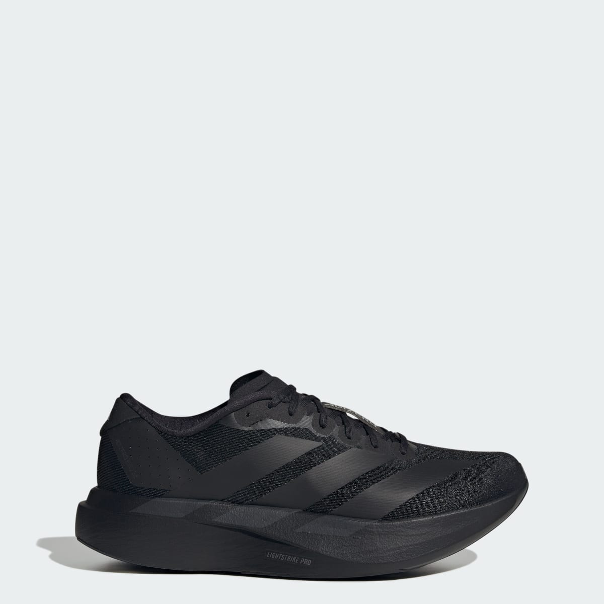 Adidas Men's Adizero EVO SL Shoes - Core Black / Core Black / Iron Metallic - Image 1