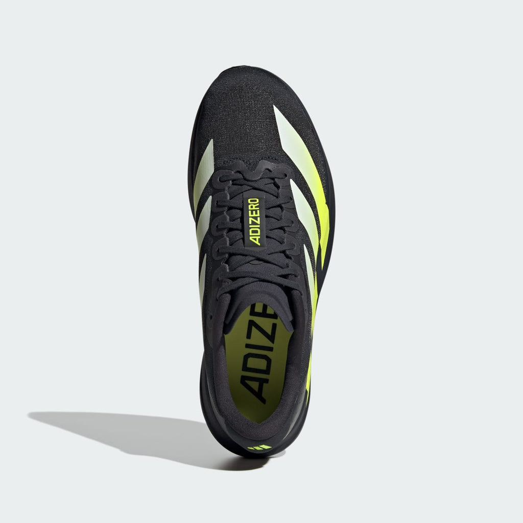Adidas Men's Adizero EVO SL Shoes - Night Grey / Solar Yellow / Grey One - Image 2