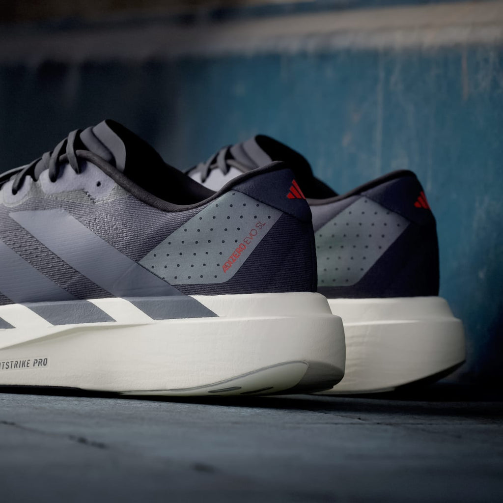 Adidas Men's Adizero EVO SL Shoes - Aurora Onix / Onix / Collegiate Orange - Image 10