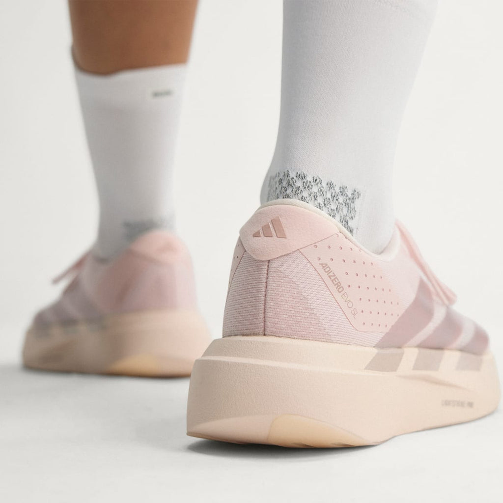 Adidas Women's Adizero EVO SL Shoes - Wonder Quartz / Grey / Wonder Taupe - Image 8