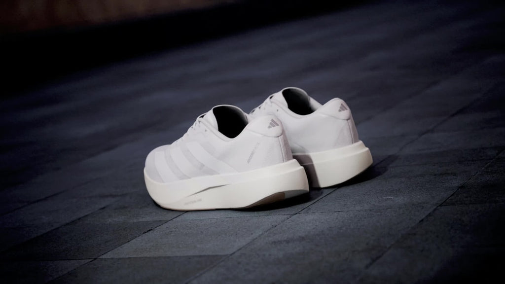 Adidas Men's Adizero EVO SL Shoes - Cloud White / Cloud White / Warm Sandstone - Image 2