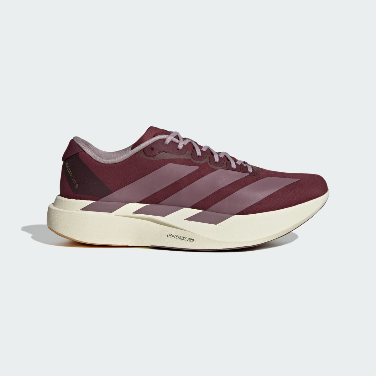 Adidas Men's Adizero EVO SL Woven Running Shoes - Brown / Shadow Fig / Preloved Fig - Image 1