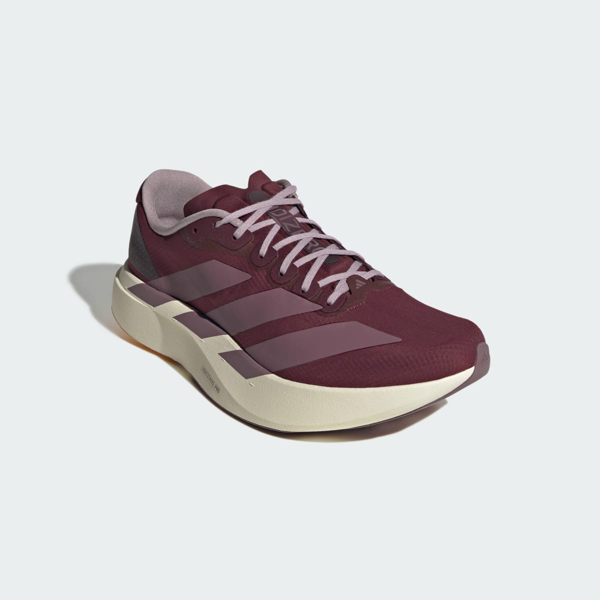 Adidas Men's Adizero EVO SL Woven Running Shoes - Brown / Shadow Fig / Preloved Fig - Image 4
