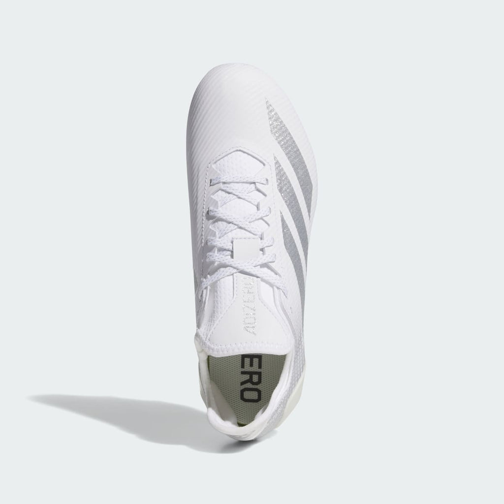 Adidas Women's Adizero Electric.1 II Football Cleats - Cloud White / Silver Metallic / Cloud White - Image 2