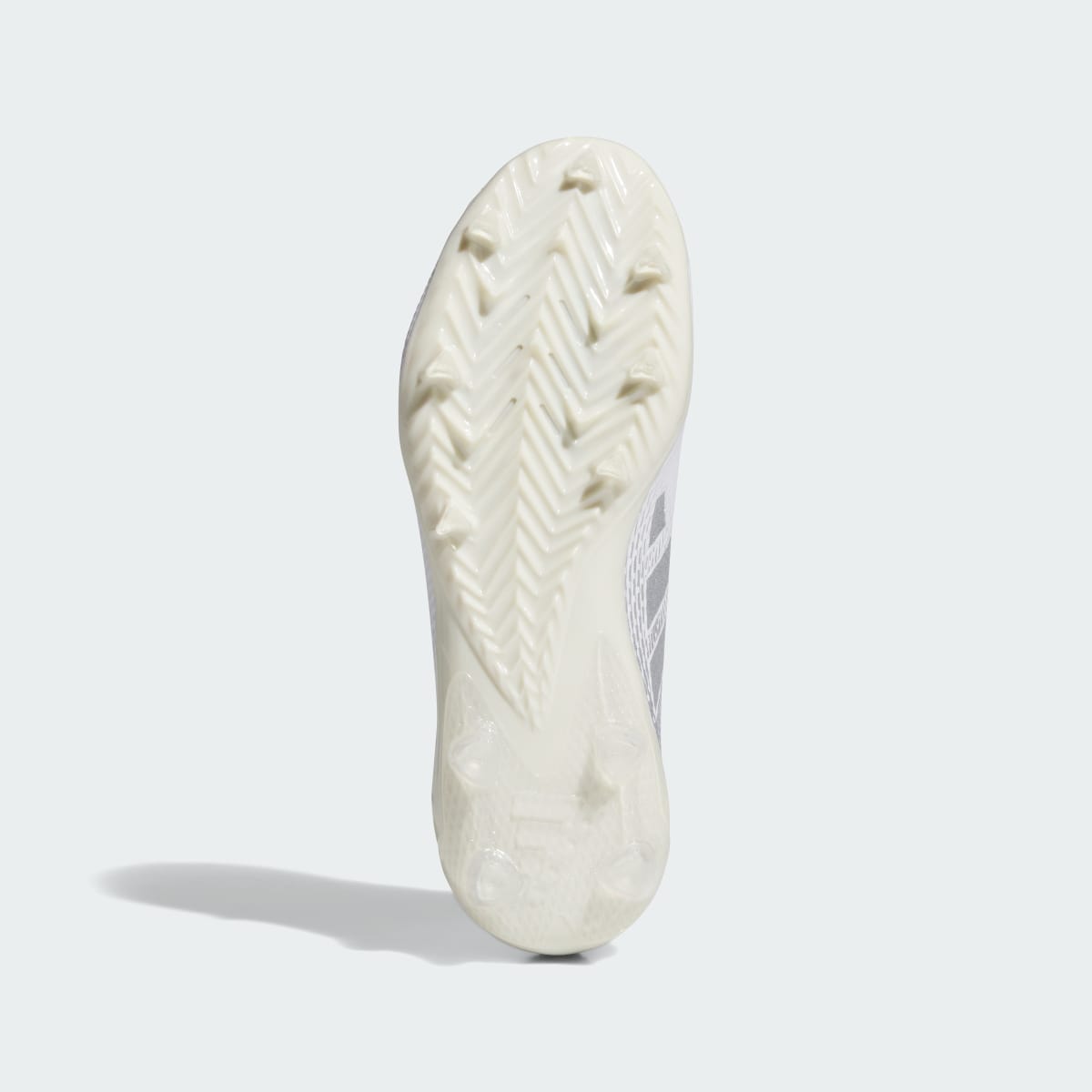 Adidas Women's Adizero Electric.1 II Football Cleats - Cloud White / Silver Metallic / Cloud White - Image 3