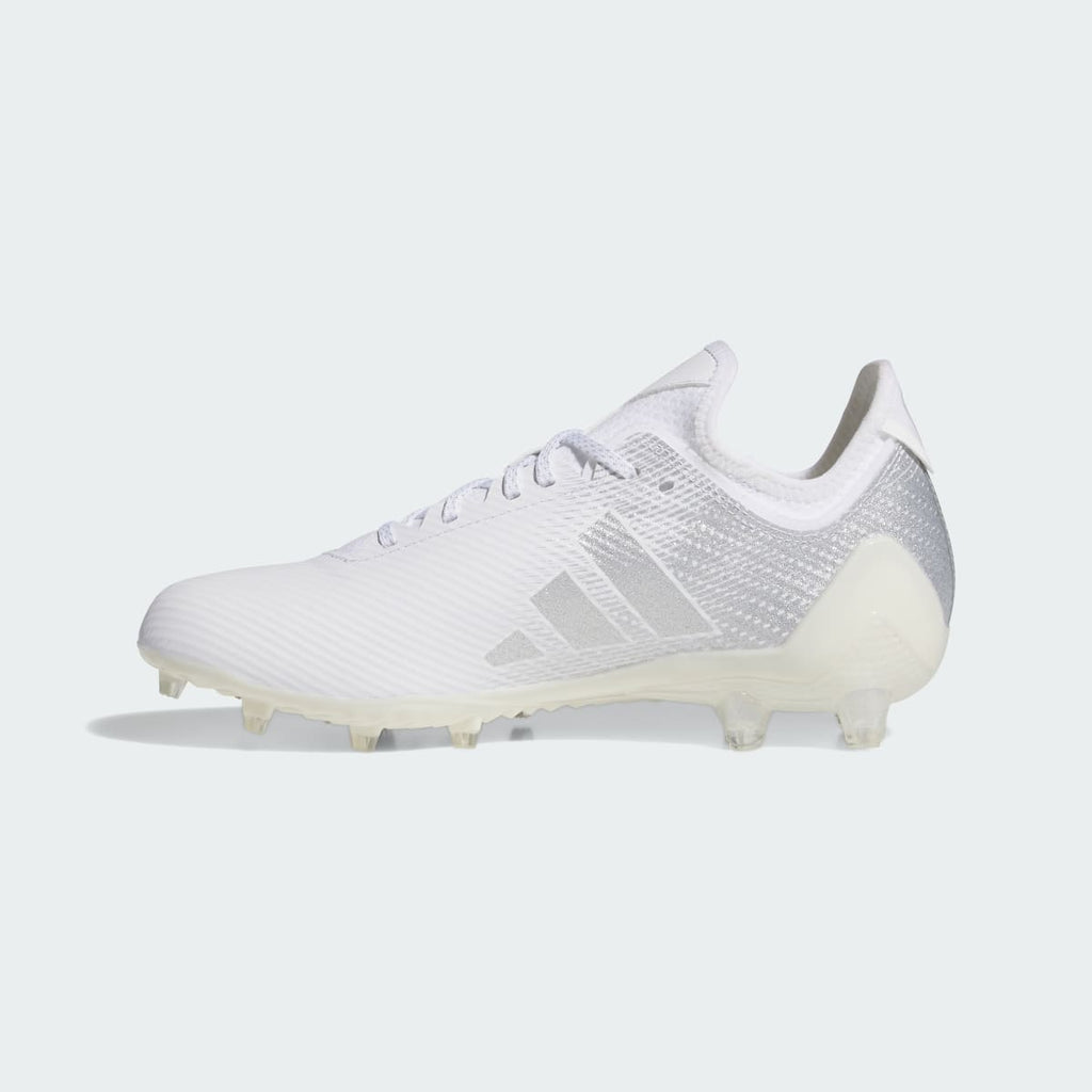 Adidas Men's Adizero Electric.1 II Football Cleats - Cloud White / Silver Metallic / Cloud White - Image 6