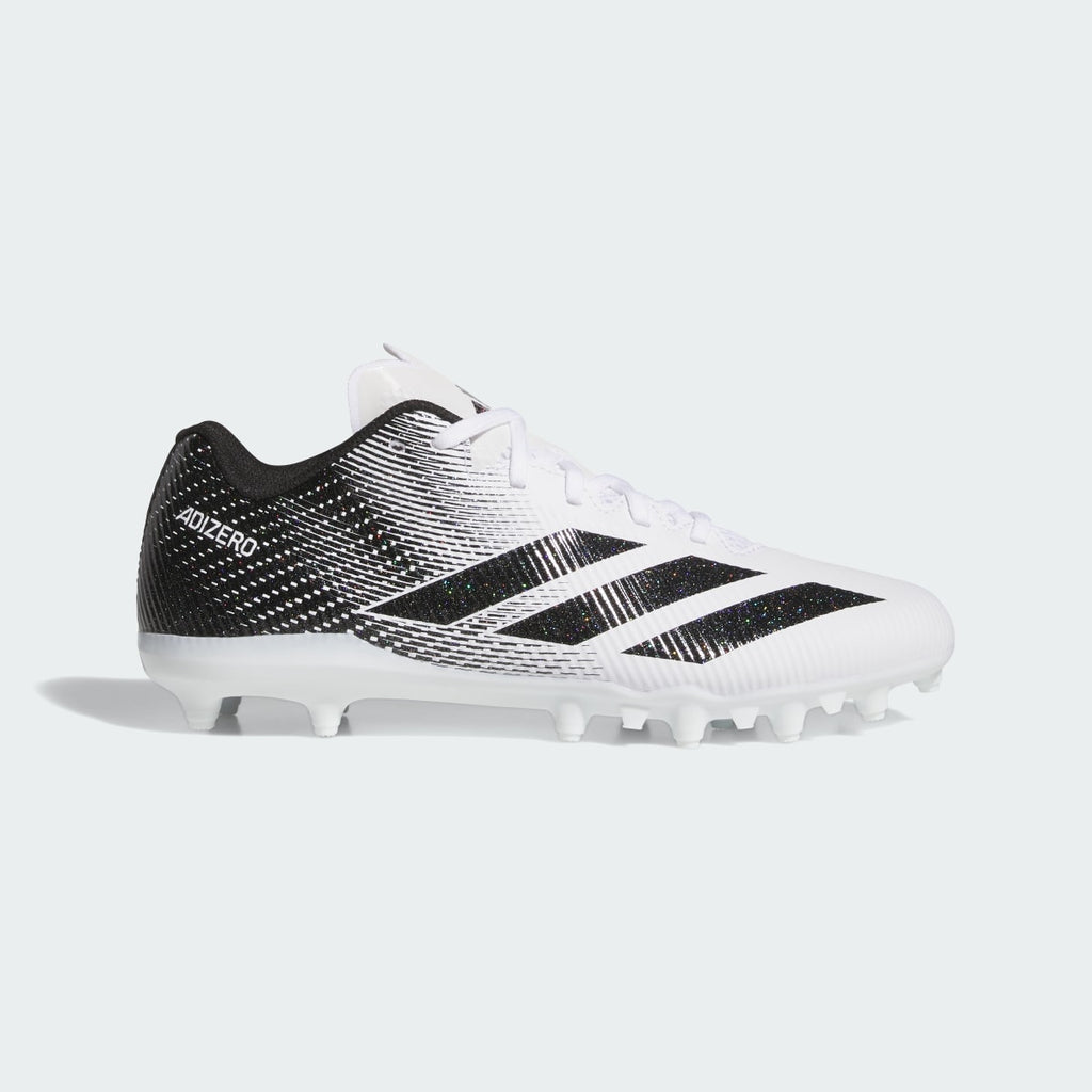 Adidas Men's Adizero Electric.2 II Football Cleats - Cloud White / Core Black / Core Black - Image 1