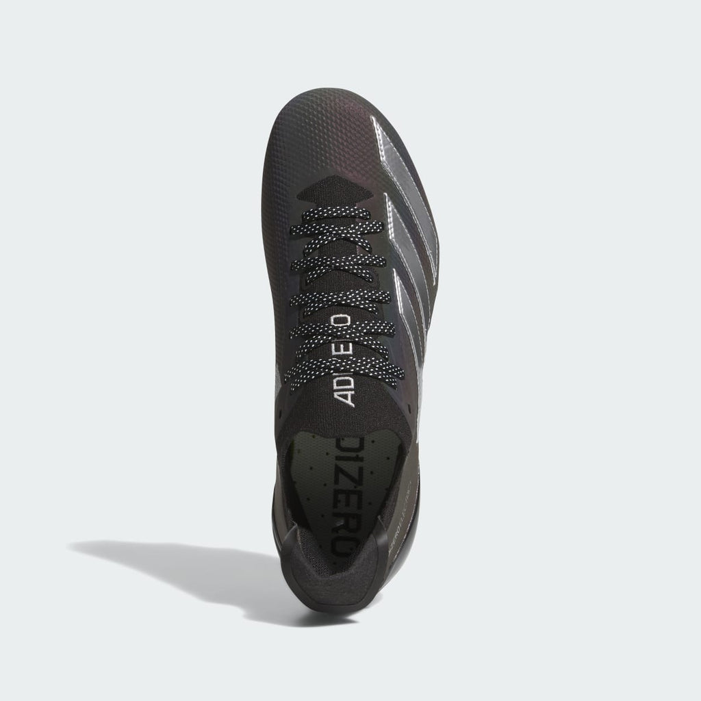 Adidas Men's Adizero Electric+ II Football Cleats - Core Black / Silver Metallic / Core Black - Image 3