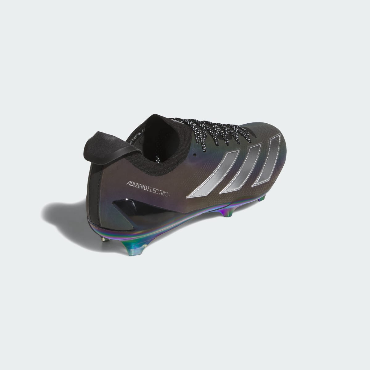 Adidas Men's Adizero Electric+ II Football Cleats - Core Black / Silver Metallic / Core Black - Image 6