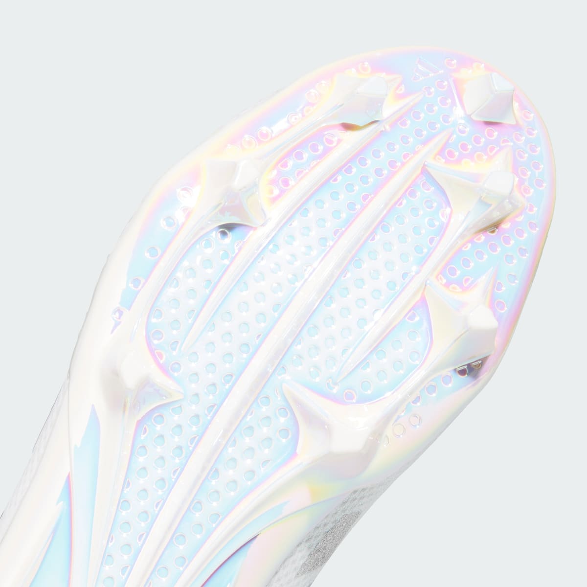 Adidas Men's Adizero Electric+ II Football Cleats - Cloud White / Cloud White / Silver Metallic - Image 9