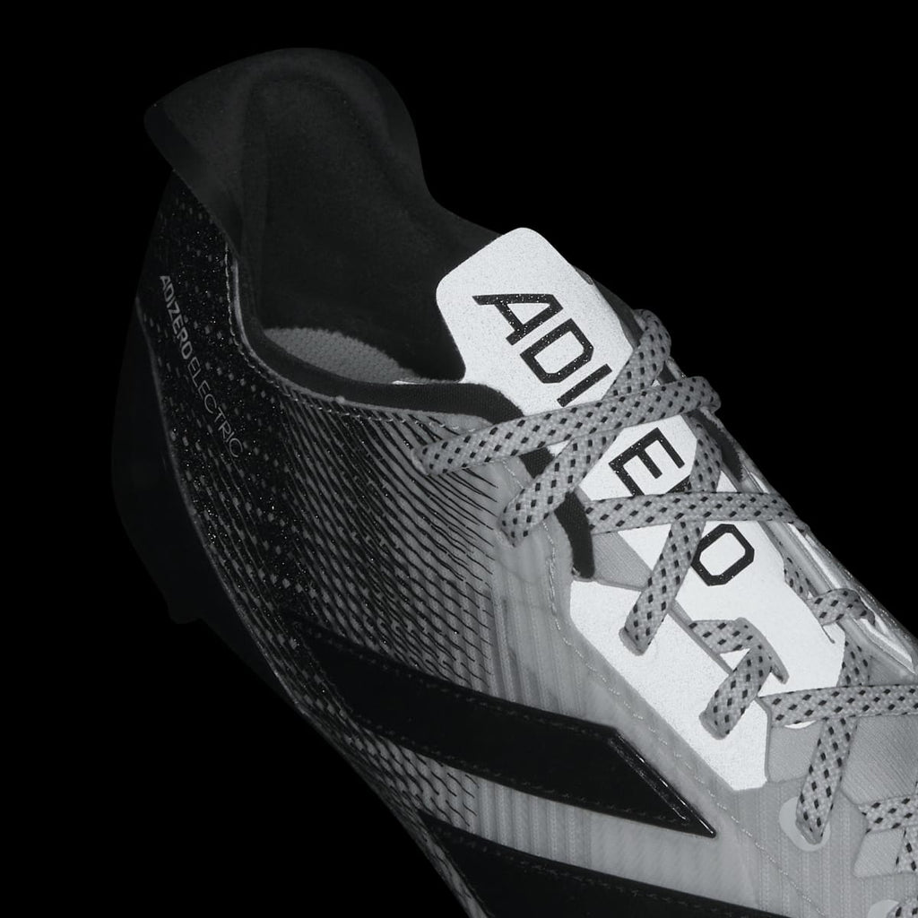 Adidas Women's Adizero Electric II Football Cleats - Cloud White / Core Black / Cloud White - Image 8