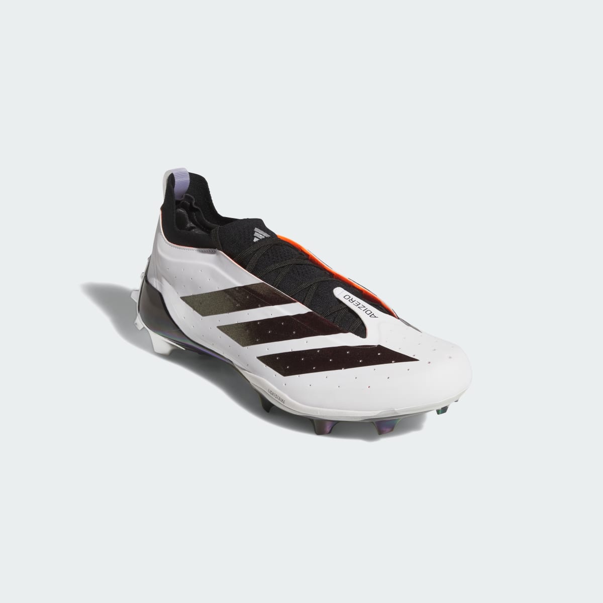Adidas Women's Adizero Horizon Football Cleats - Cloud White / Core Black / Silver Metallic - Image 4