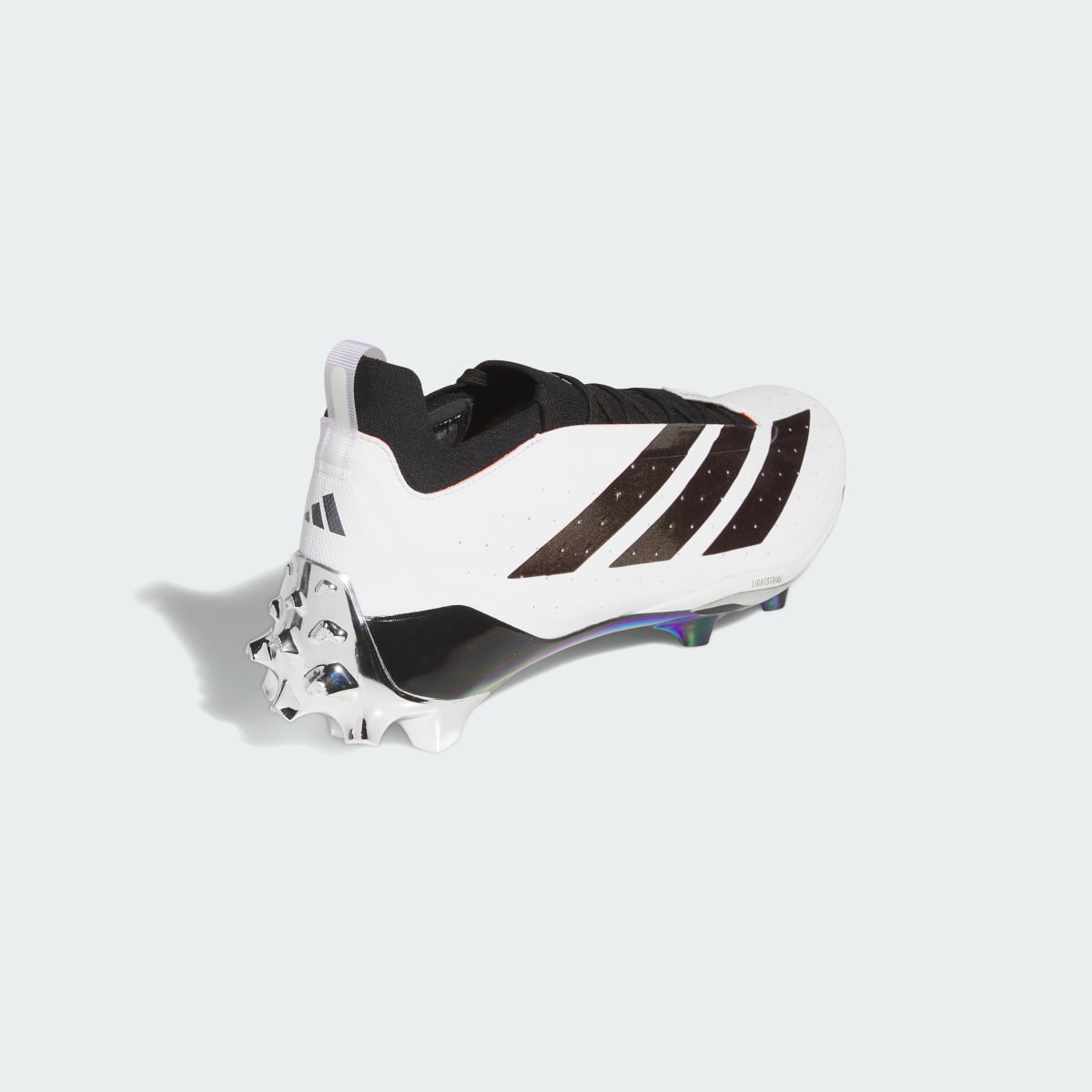 Adidas Women's Adizero Horizon Football Cleats - Cloud White / Core Black / Silver Metallic - Image 5