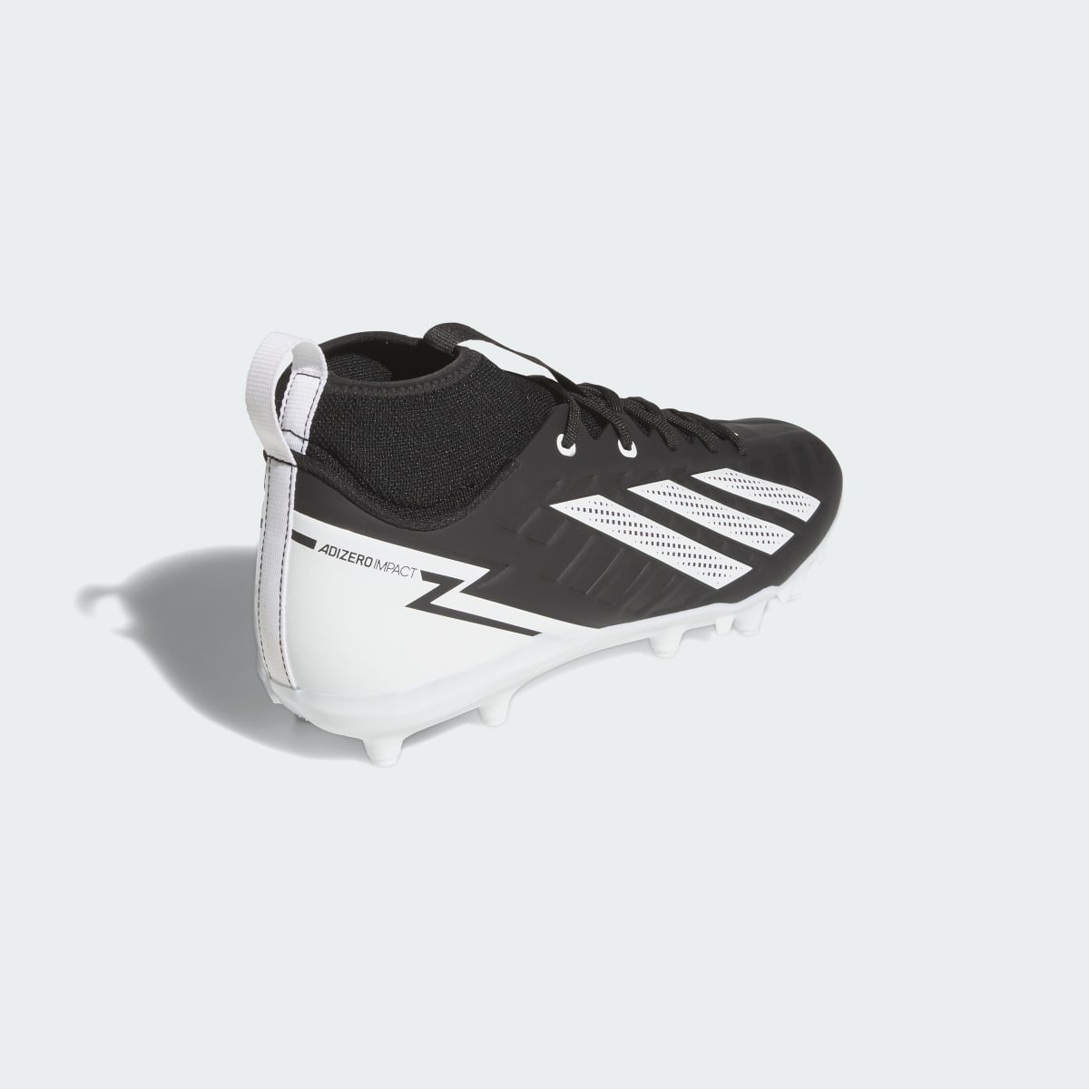 Adidas Men's Adizero Impact.2 II Football Cleats - Core Black / Cloud White / Core Black - Image 5