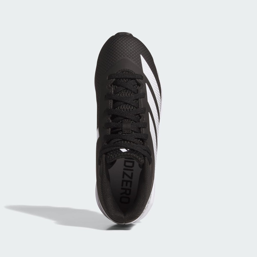 Adidas Kids' Adizero Impact.2 Molded Rubber Football Cleats Kids - Core Black / Cloud White / Core Black - Image 2