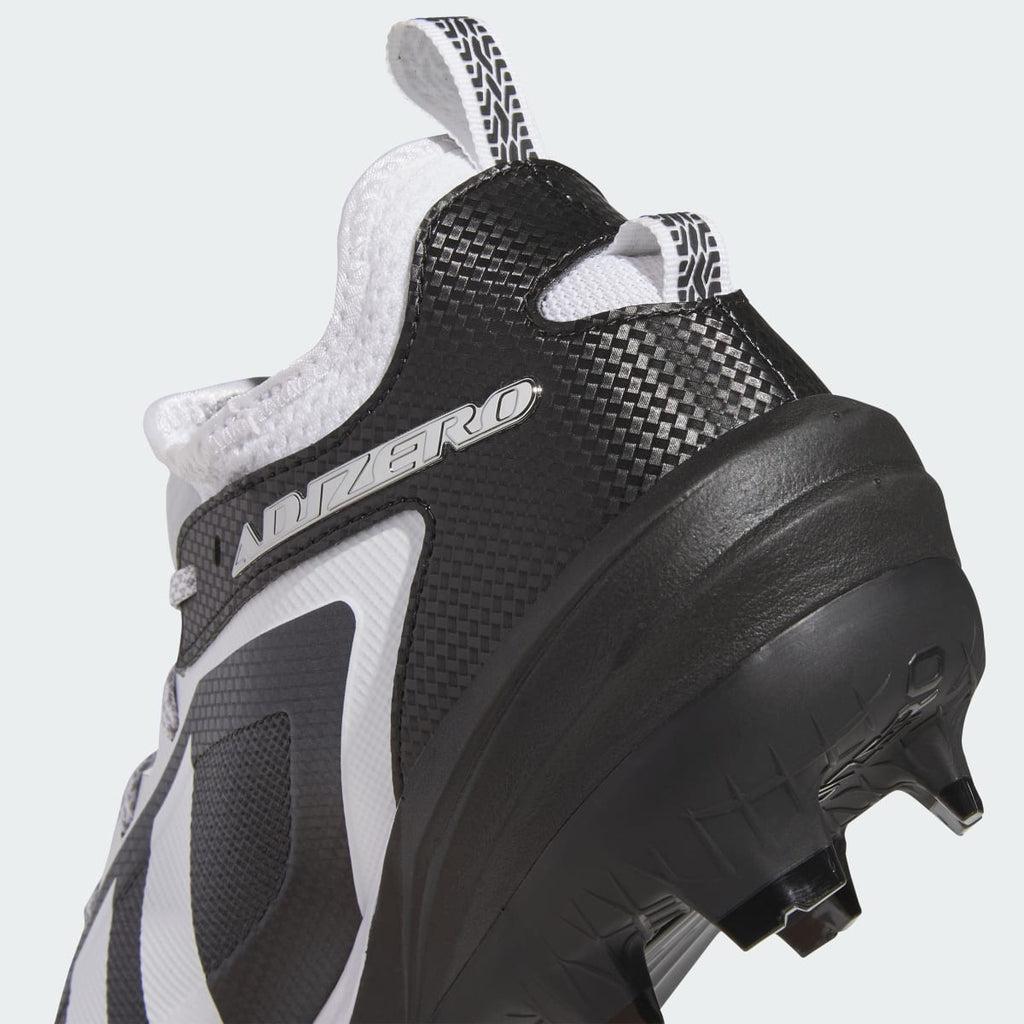 Adidas Men's Adizero Impact 3.0 TPU Cleats Racing Team - Core Black / Silver Metallic / Cloud White - Image 8